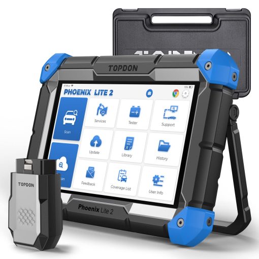 TOPDON Phoenix Lite 2, Escaner de Diagnostico Automotriz Inalambrico, Codificacion de ECU, Actualizacion Gratuita de 2 Anos, Hasta 34 Servicios de Reinicio, Escaneo Completo de Sistemas, AutoAuth para FCA SGW - Imagen 9