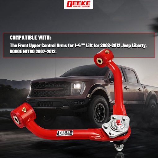 Brazos de control superior delanteros para Jeep Liberty 2008-2012 KK, Dodge Nitro 2007-2012 - Brazo de control superior delantero para elevacion de 1-4" - Imagen 2