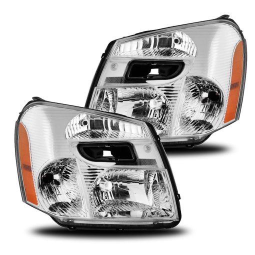 Faros de repuesto para Chevy Equinox 2005 2006 2007 2008 2009, par de faros izquierdo y derecho (lado del pasajero y del conductor) - Imagen 2