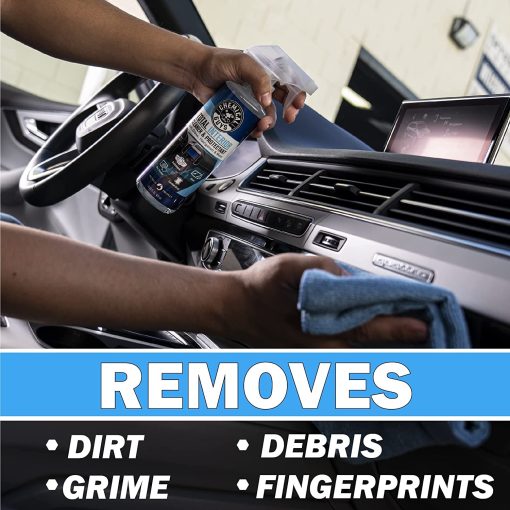 Kit de Recarga Cheminical Guys HOL414 Total Interior Cleaner and Protectant con 2 Botellas de Dilucion y 3 Toallas de Microfibra Premium (Seguro para Autos, Camionetas, SUVs, Jeeps, Motocicletas, RVs y Mas) 64 fl oz - Imagen 4