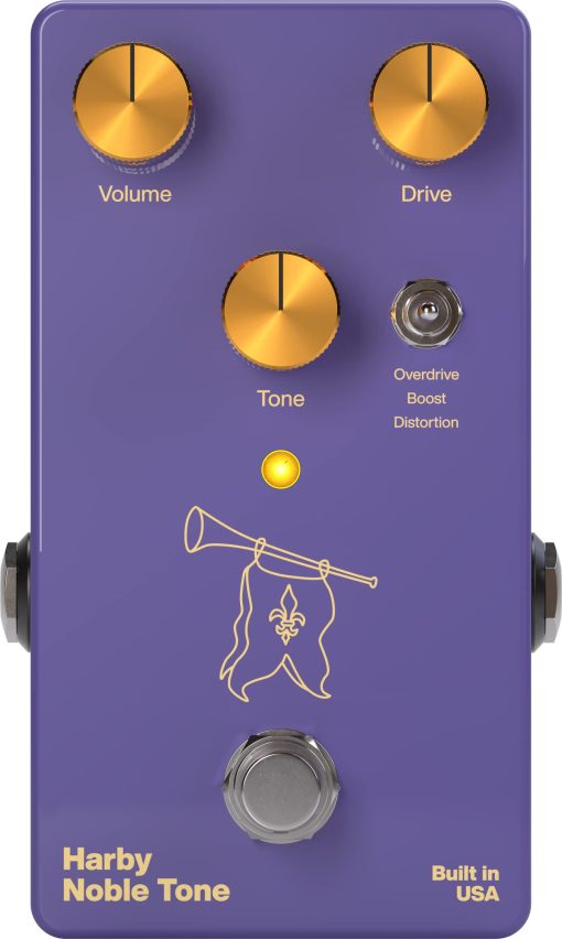Pedal de Efectos para Guitarra Harby Pedals Noble Tone Overdrive/Boost/Distortion
