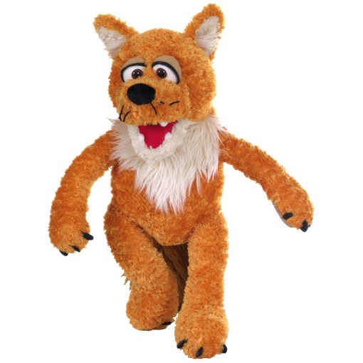 Titere de Mano Zorro de 17 Pulgadas Living Puppets - Diseño Europeo Fino, Ultra Suave y Tierno, Promueve el Desarrollo Infantil, Certificado de Seguridad, Recomendado por Maestros para Niños y Niñas