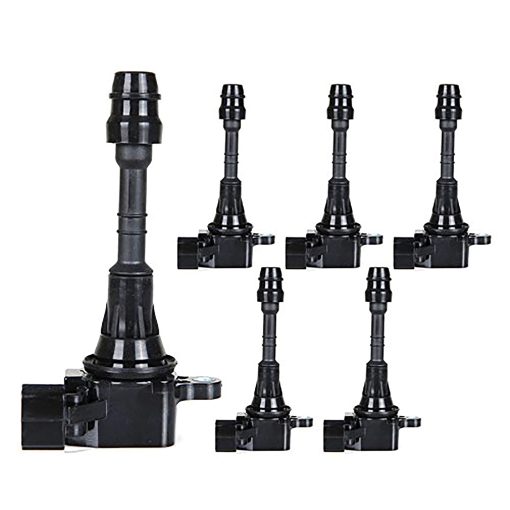 ENA Juego de 6 Bobinas de Encendido 2003 2004 2005 2006 2007 2008 2009 Compatible con Nissan Infiniti Altima Frontier Maxima Murano Pathfinder 350Z Quest I35 QX4 FX35 G35 M35 V6 Bobinas para UF349 C1406