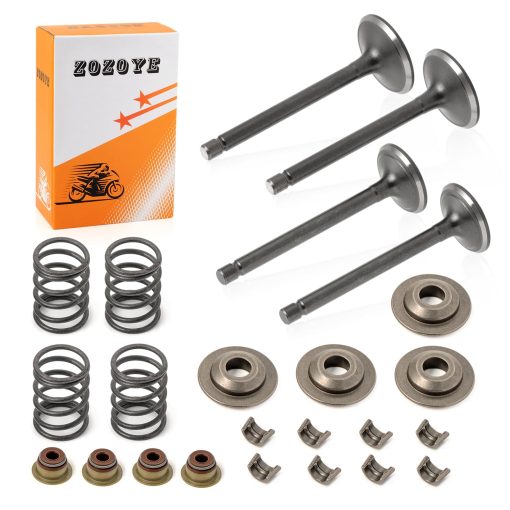 Kit de reconstruccion de valvulas de escape e admision y sellos y resortes para EZGO Carrito de Golf de Gas MCI 4 tiempos 2003-2008 72857-G01 72507-G01 Collet Keepers y Valve Spring Retainers - Imagen 3