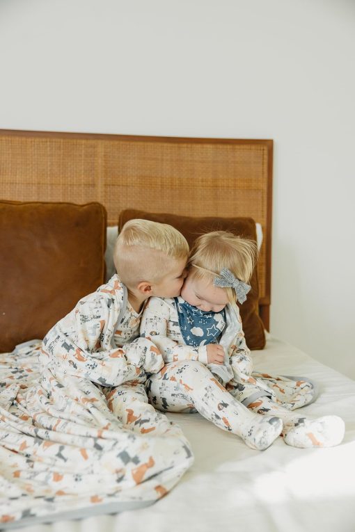 Cobertor de bebe de tres capas Copper Pearl Jumbo: Suave Edredon para bebes para ninos y ninas | Transpirable, Acogedor, Manta para ninos pequenos | Edredon para recien nacidos | 46x46 Poliester/Rayon Premium | Rufus - Imagen 4