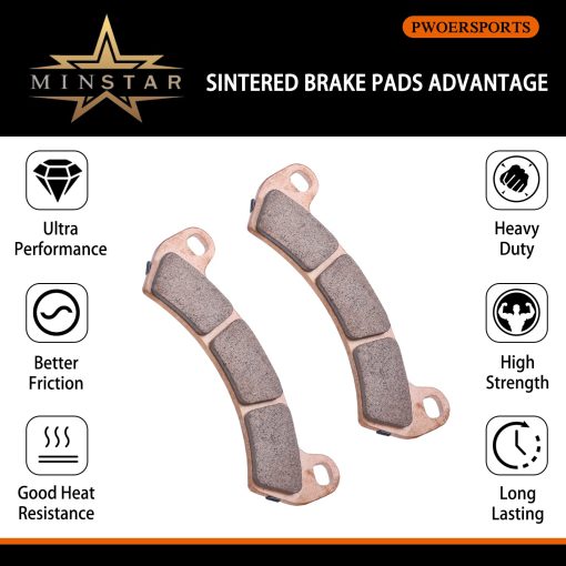 Kit de Cambio de Pastillas de Freno Sinterizadas 2206025 & 2205949 Para Polaris 2016-2021 RZR XP Turbo (todos los modelos), RZR XP 4 Turbo (todos los modelos), RZR XP Turbo S (todos los modelos) - Imagen 6