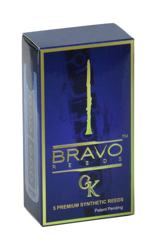 Canas Sinteticas Bravo para Clarinete en Si Bemol - Resistencia 2.5 (Caja de 5), Modelo BR-C25