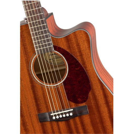 Guitarra Acustica Electrica Fender CD-140SCE Todo-Mahogany, Dreadnought con Cutaway, con Garantia de 2 Anos, Sistema de Pastilla y Previo Fishman, Natural, con Estuche - Imagen 3