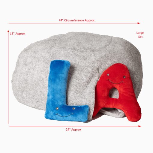 Juguetes educativos Alphapals del alfabeto - Conjunto de 26 letras en colores arcoiris, letras de peluche grandes de 11" en bolsa de peluche - Regalos perfectos para el aprendizaje del lenguaje y reconocimiento del abecedario para niños de 3, 4 y 5 años - Imagen 5