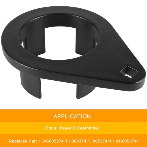 Conjunto de Herramientas para Portador 91-8053741 y Llave de Tuerca de Helice 91-805457T 1 y Herramienta para Portador de Rodamiento de Blackhawk Drive 91-805374 para Mercruiser Bravo III (3 Piezas) - Imagen 4