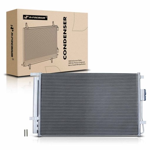 Condensador de Aire Acondicionado A-Premium Compatible con Kia Sorento 2016-2020 2.4L 3.3L, Reemplazo #97606C6500