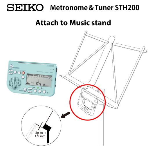 Metronomo SEIKO Chromatic (STH200L) - Imagen 4