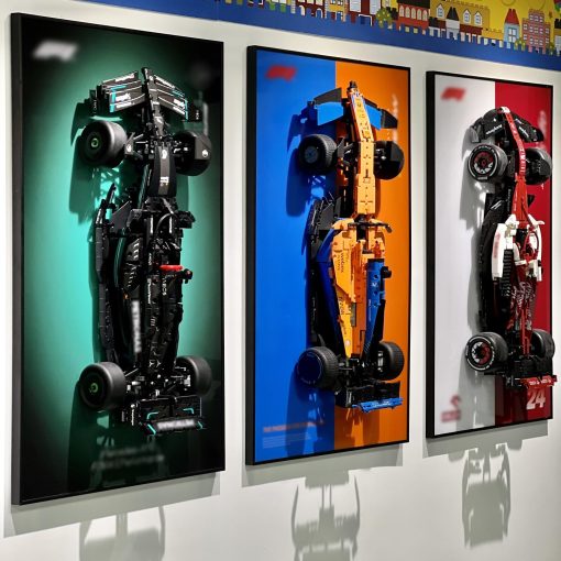 Tablero de exhibicion iLuane para Lego Technic Mercedes-AMG F1 W14 E Performance Race Car Building Set 42171, Coleccionables para Adultos Lego Car Wall Mount, Ideal para los Amantes de Lego (Solo Tablero de exhibicion) - Imagen 2