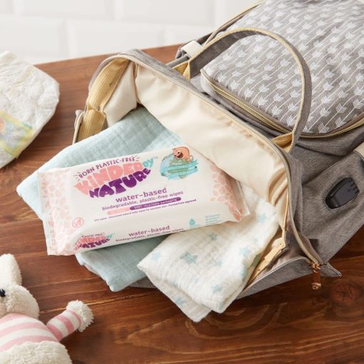 Toallitas para bebe Jackson Reece Kinder by Nature a base de agua - 56 unidades (Caja de 12 paquetes) - Imagen 4