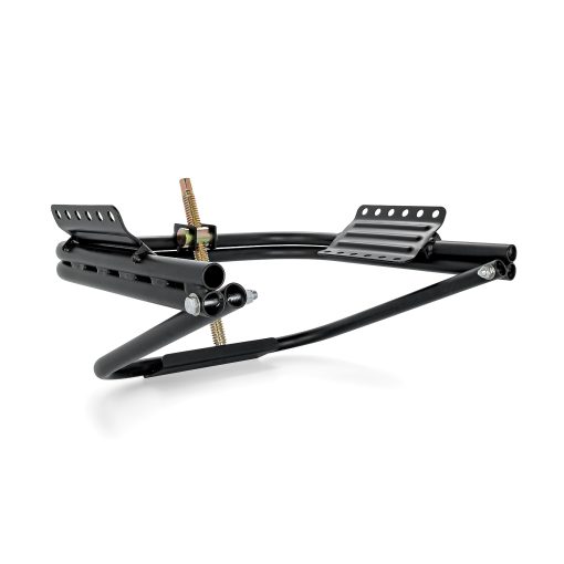 Nivelador de neumaticos para remolques de camper / RV Camco Eaz-Lift | Diseno de acero resistente recubierto de polvo ligero y resistente con almohadillas para neumaticos en relieve para mayor traccion | Para remolques de eje unico (48845) - Imagen 3
