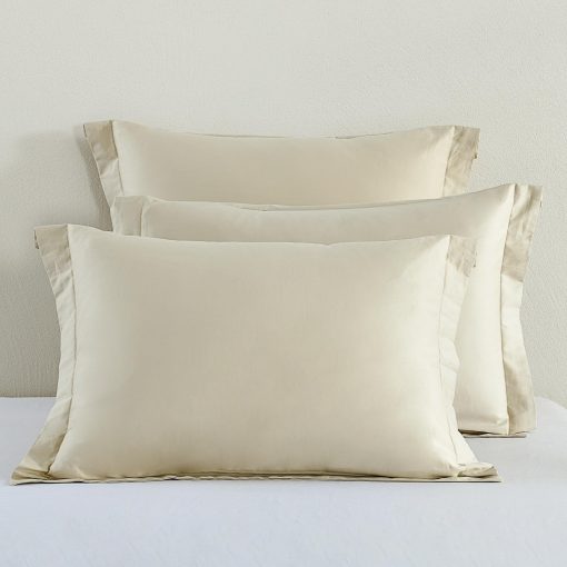 Juego de Edredon King SahSahCasa, Set de Ropa de Cama Esponjoso, Edredon de Algodon 100%, Edredon Acolchado Ligero para Cama King Size, 104" x 90", 3 piezas, Champagne Beige - Imagen 5
