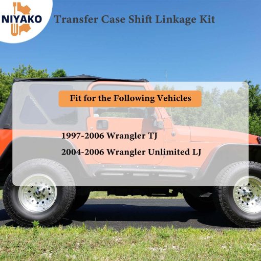 Kit de enlace de cambio de caja de transferencia de reemplazo Niyako # 4947100 para Wrangler TJ 1997-2006 - Imagen 2