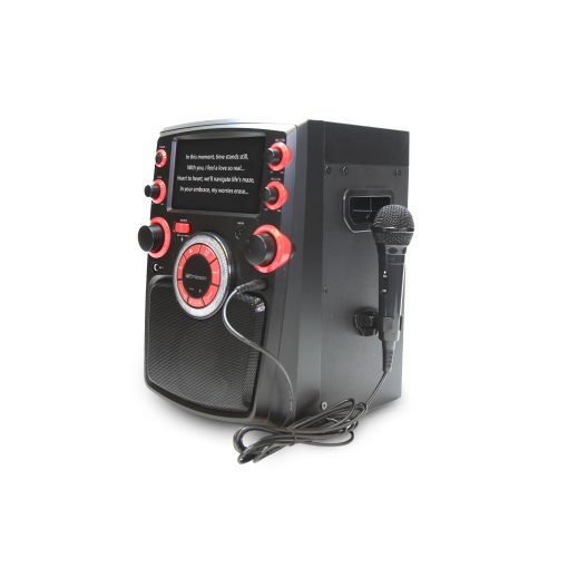 Sistema de Karaoke Portatil Emerson EK-6002 con Pantalla LCD de 7 pulgadas y Bluetooth