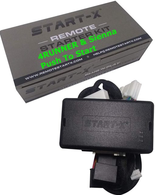 Start-X Sistema de arranque remoto Plug N Play para 4Runner 2010-19, Sienna 2011-2020 || Solo para vehiculos con boton de encendido || Bloquear 3 veces para arranque remoto || 2010, 2011, 2012, 2013, 2014, 2015, 2016, 2017, 2018, 2019, 2020
