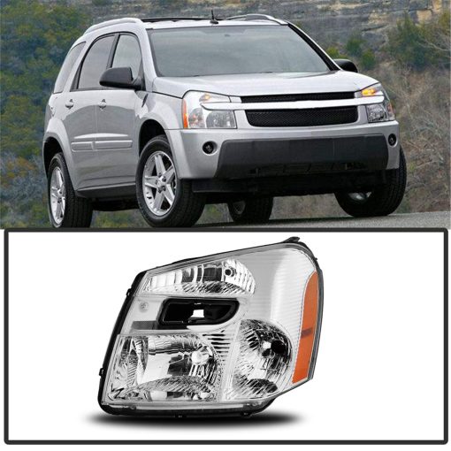Faros de repuesto para Chevy Equinox 2005 2006 2007 2008 2009, par de faros izquierdo y derecho (lado del pasajero y del conductor) - Imagen 5