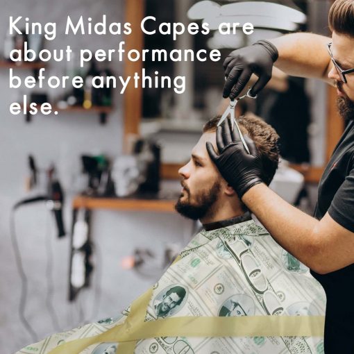 Capa King Midas Empire Boss Money - Talla unica - Capa duradera y ligera (elastica, verde) - Imagen 2