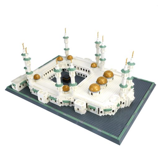 Set de bloques de construccion de la Gran Mezquita de La Meca Modelo Arquitectonico Islamico Juguetes Regalos Musulmanes Eid para Niños Adultos 2291 Piezas - Imagen 7