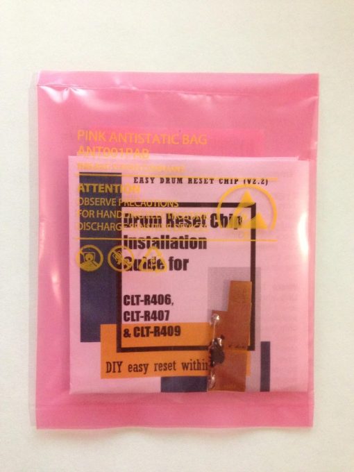 Sticker Chip de Reinicio de Tambor Serie Super Easy para Samsung CLX 3185 3180 3175 3170 N FN FW CLP 325 320 315 310 y Dell 1235CN 1230C CLT R407 R409