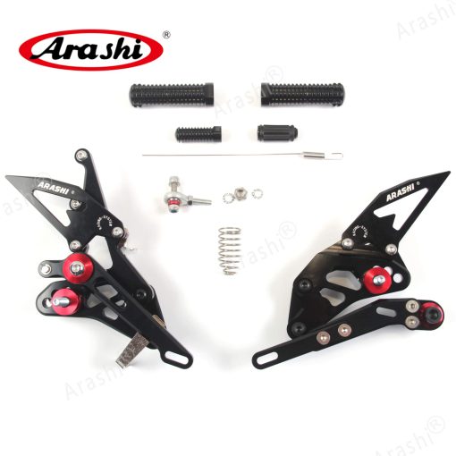 Arashi (Version 2.0) Rearsets para Suzuki GSXR 1000 2009-2016 Accesorios de Motocicleta Reposapies Ajustables Sets Traseros GSX-R1000 GSX-R 1000 GSXR1000 Negro 2010 2011 2012 2013 2014 2015 - Imagen 4