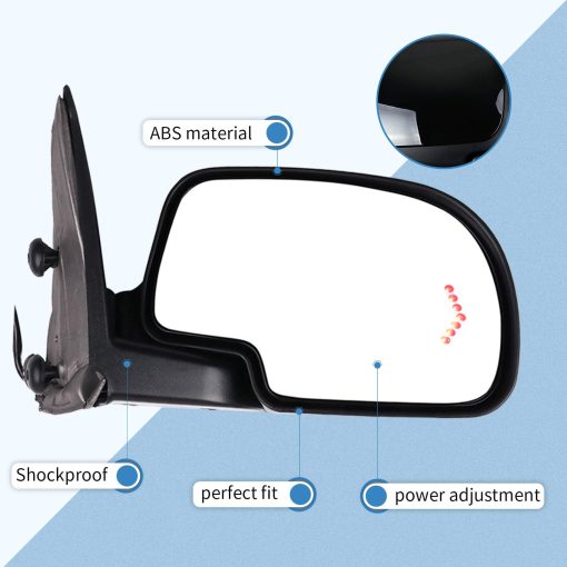 Espejos Delanteros ECCPP de Alto Rendimiento Lado Izquierdo y Derecho Para Chevy Silverado Suburban Tahoe For GMC Sierra Yuk 2003-2006 - Imagen 6