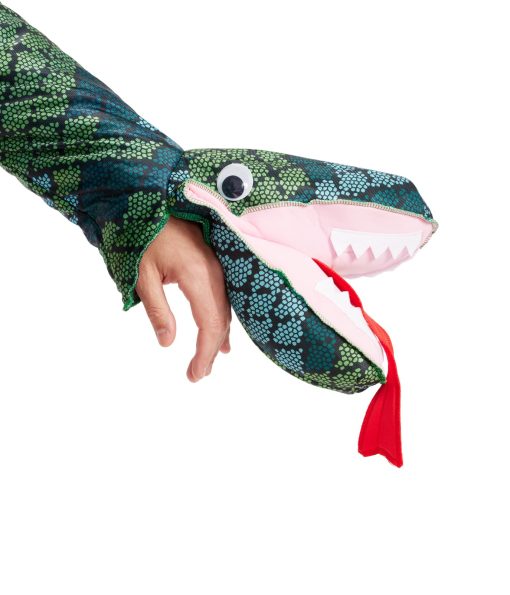 Disfraz Divertido de Guardian de Zoologico de Tipsy Elves con Serpiente Boa Constrictor de Peluche Estilo de Titere de Brazo para Hombre Talla Grande - Imagen 3