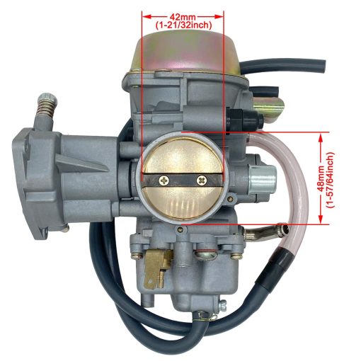 Carburador Rujie YFM660 para Yamaha Rhino 660 2004-2007 ATV 4x4 - Imagen 2
