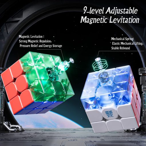Cubo de Velocidad Moyu WeiLong WR M V9 MagLev, Sin Pegatinas, 1 Set, Libre de Ftalatos, Rango de Edad para Ninos - Imagen 7