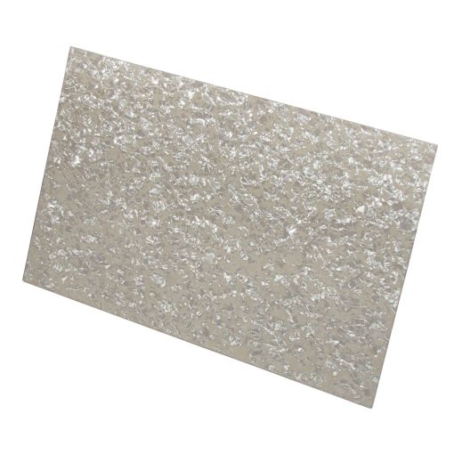 Material de Placa de Rasguno de 12 x 17 Pulgadas para Pickguard de Guitarra Electrica y Bajo, 4 Capas Nacar Envejecido - Imagen 2