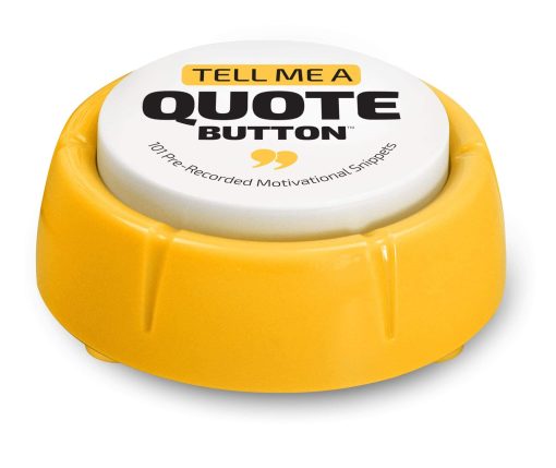 Boton de Sonido con Frase | Totalmente Cargado | 101 Frases Motivacionales Pregrabadas | Pensamiento Positivo Facil, Mejor que las Tarjetas de Afirmacion | Divertido Regalo Inspirador de Novedad | Genial Gadget de Decoracion de Escritorio