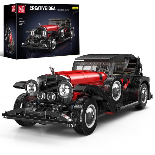 Mould King 10114 Kits de Construccion de Coches Clasicos, Modelo de Coche Vintage, Set de Bloques de Construccion, Regalo para Ninos de 8+ / Coleccionistas Adultos (1308+ Piezas, Version Estatica)