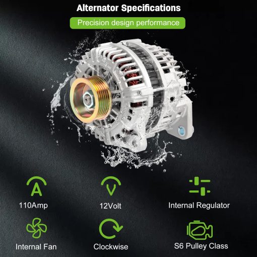 Nuevo Alternador SCITOO Compatible con Nissan Murano V6 3.5L 2003 2004 2005 2006 2007 23100-31U01 12V - Imagen 4