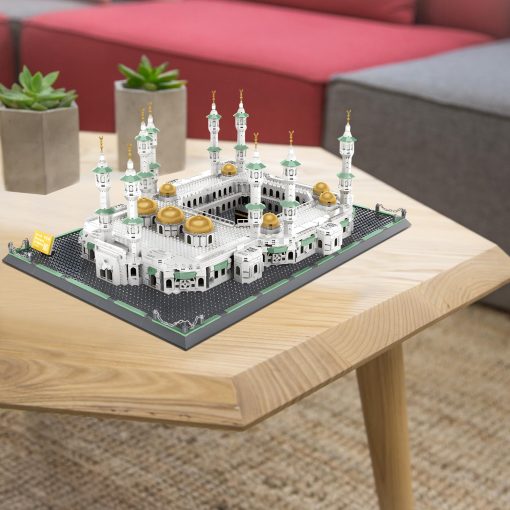 Set de bloques de construccion de la Gran Mezquita de La Meca Modelo Arquitectonico Islamico Juguetes Regalos Musulmanes Eid para Niños Adultos 2291 Piezas - Imagen 9