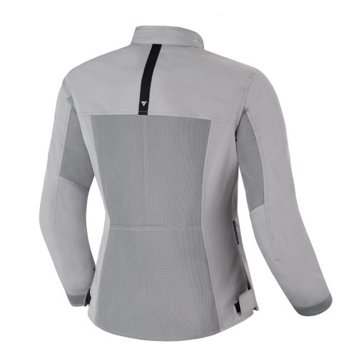 SHIMA Chaqueta de moto para mujer OPENAIR LADY | Chaqueta de verano para mujer de ciudad con armadura CE en espalda hombros codos ajuste de ancho (Gris, XL) - Imagen 2