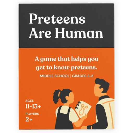 Preteens are Human | 140 Tarjetas de Conversacion para Ayudarte a Conocer a los Preadolescentes | Juego de Cartas para Preadolescentes de Escuela Intermedia | Disenado por Expertos para Grados 6-8 | Edades 11-13+