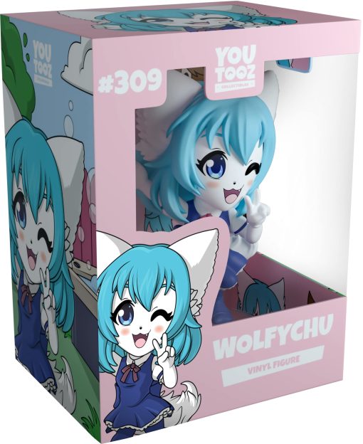 Figura de Vinilo de 4.8" pulgadas de Wolfychu #309 de YouTooz, Figura Coleccionable del Conjunto de Animadores - Imagen 2