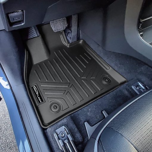 Juego de alfombrillas de piso SMARTLINER a medida en negro para Subaru Solterra EV 2023-2024 - Imagen 2