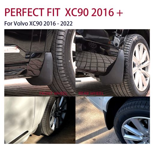 Juego de guardabarros para Volvo XC90 2016-2021 Accesorios Salpicaderas de barro Guardabarros 2017 2018 2019 2020 Delanteros y traseros 4pcs - Imagen 2