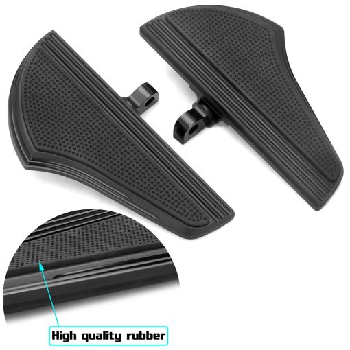 Pendulos negros CNC para pasajeros de Harley con soportes de montaje masculinos para suelo de desafio PEG de Touring FLHX Dyna Sportster XL, reposapies para motocicletas - Imagen 4