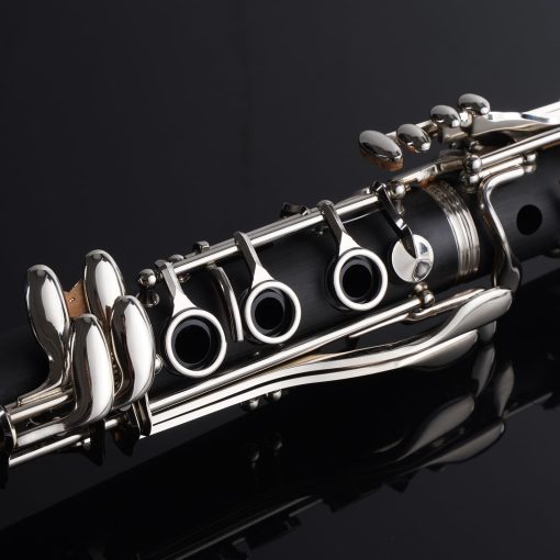Clarinete ZEFF Bb, Clarinete para Principiantes con 2 Barriles, Llaves Niqueladas, Estuche, Soporte, 5 Canas, Pano de Limpieza, Grasa de Corcho, Cepillo para Boquilla y Cepillo para Almohadilla - Imagen 3
