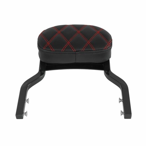 Respaldo destacable SWESGI para Harley Dyna Street Bob FXD FXDB FXDL FXDLS 06-17 almohadilla de diseno de red (Rojo) - Imagen 7