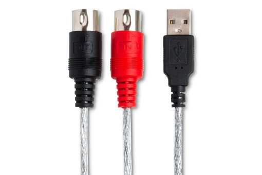 Interfaz USB Hosa USM-422 MIDI I/O a USB Tipo A TRACKLINK, 6 pies - Imagen 3