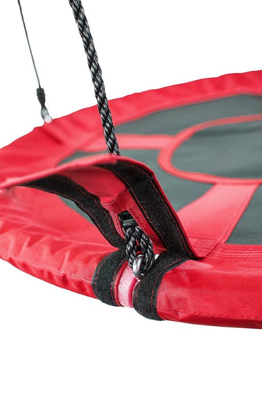 Columpio Gigante de Nido con Cuerda de Red para arbol de Alta Resistencia Facil de Instalar para Ninos Adultos al Aire Libre Jardin Trasero 100 cm/60 cm - Imagen 4