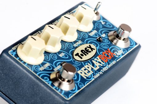 Pedal de Efectos de Retardo T-Rex Engineering REPLAY-BOX con Operacion Verdadero Estereo, Tempo Activo, Controles de Volumen, Mezcla, Repeticion y Subdivision para una Precision ultima (10090) - Imagen 3