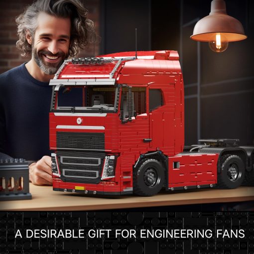 Kit de Bloques de Modelo de Camion Tractor Mould King, Set de Construccion MOC 19015 para Armar, Regalo para Niños de 14+ / Entusiastas de Colecciones para Adultos (4,608 Piezas con Motor/Control Remoto de APP) - Imagen 7