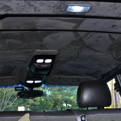 Tela para cabezal color gris MOTUKA de 118" L x 60" W con respaldo de espuma - Tela de micro gamuza para automoviles/hogar para reemplazo/reparacion/hazlo tu mismo - Imagen 5